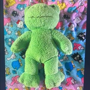 Green Plush Frog Toy